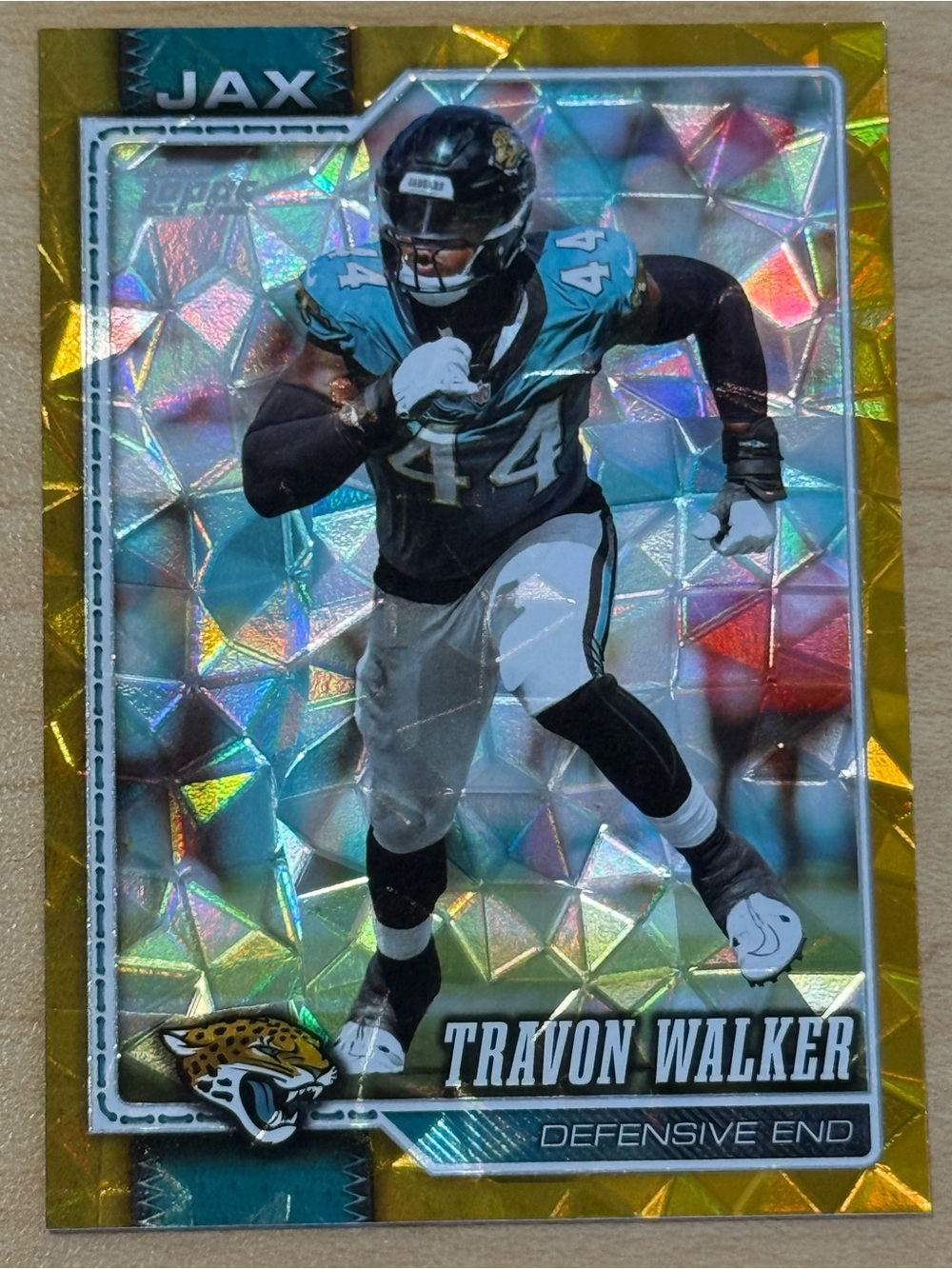 2026 Topps Flagship Football Travon Walker #230 Gold Pigskin /50